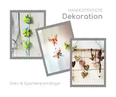 Handmade seasonal decorations for hanging and gifting