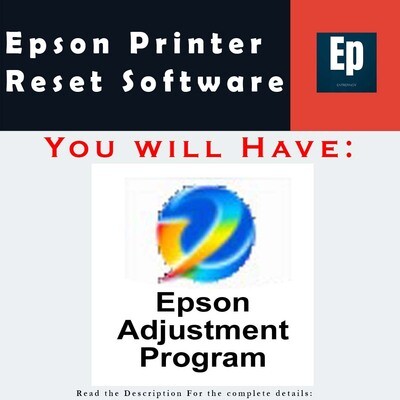 Epson Adjustment Program Epson Reset Software