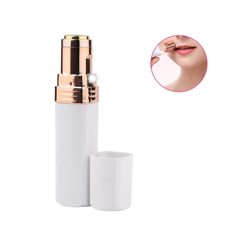 New 18K Gold As Seen On TV Women Mini Electric Facial Machine Epilator Painless Hair Remover Shaver