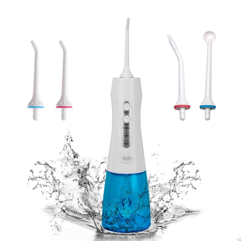 2021 Dental Floss Machine Cordless 300ml Oral Irrigator Ultrasonic Tooth Spa Ipx8 Water Flosser As Seen on TV