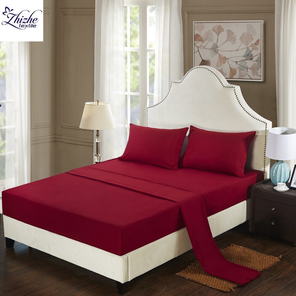 European and American style pure egyptian cotton bedsheet bed sheet set