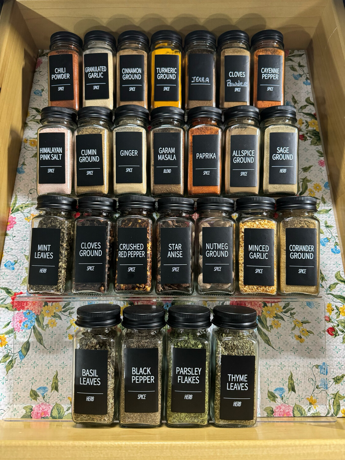 Spice Jar Refills Box