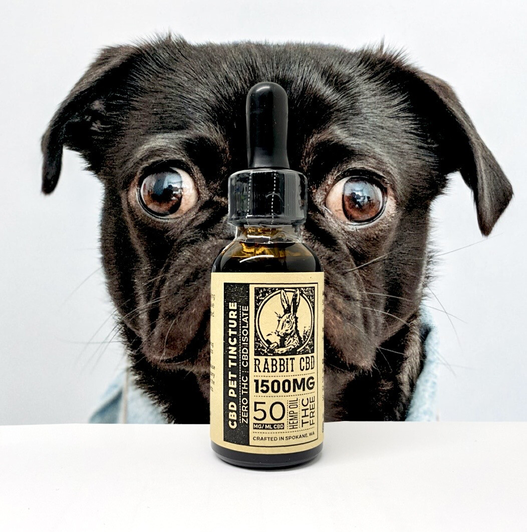 1500mg CBD Pet Tincture: Hemp Seed Oil