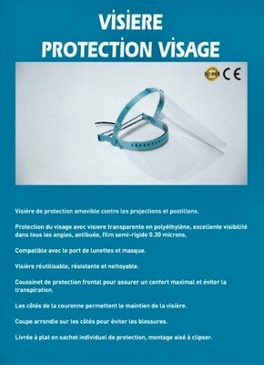 Visière de protection vente en gros