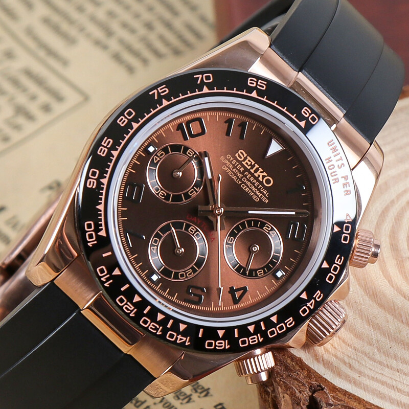 Seiko Mod Daytona Chocolate