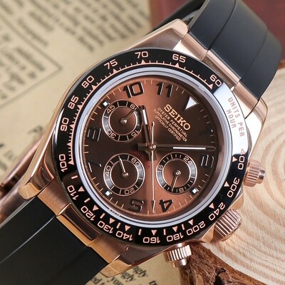 Seiko Mod Daytona Chocolate