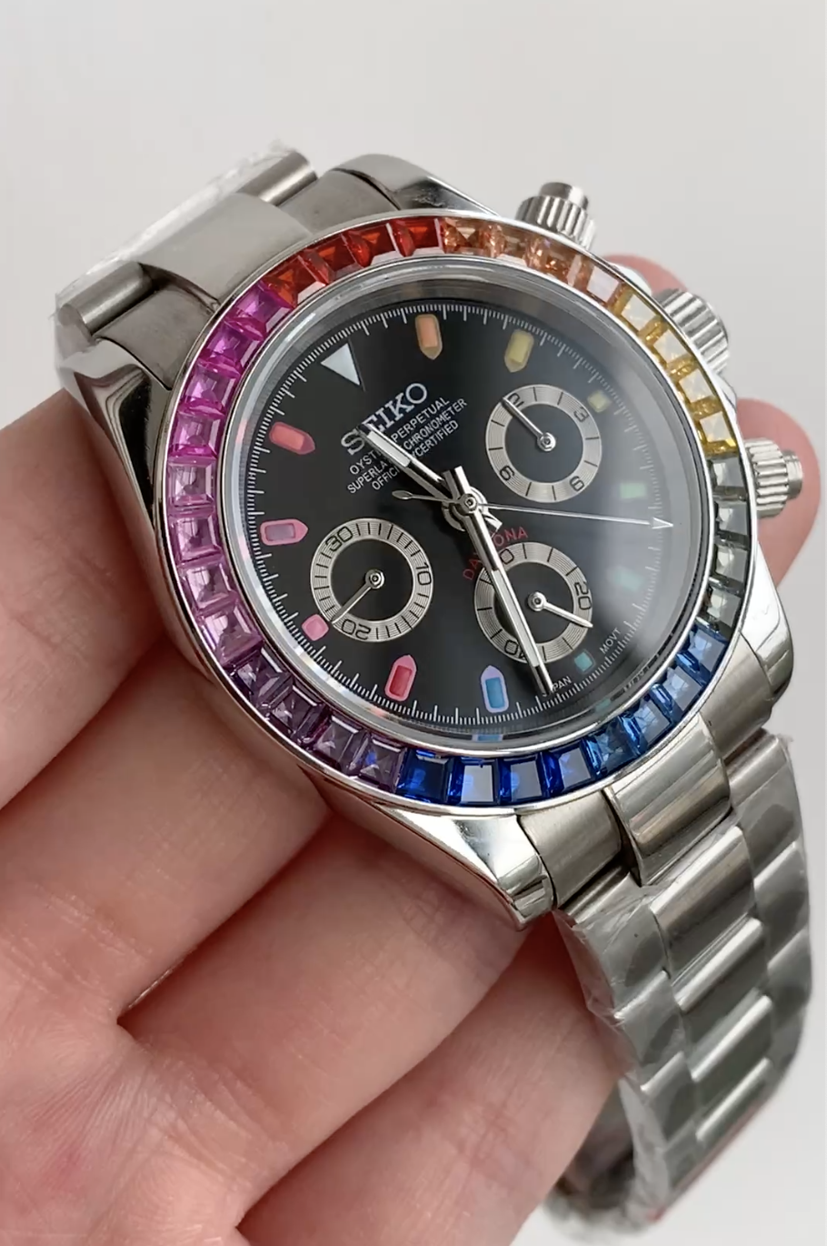 Seiko Mod Daytona Rainbow