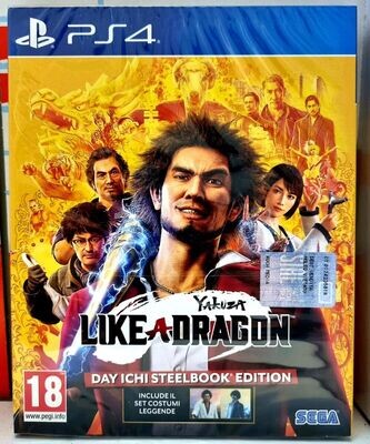Yakuza Like A Dragon Day Ichi Steelbook Edition - PS4 Edizione Italiana