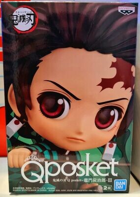 Demon Slayer Tanjiro Kamado III (A) Q Posket Statua Banpresto 14 Cm