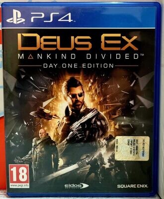 Deus Ex: Mankind Divided Day One Edition - PS4 Italiano (Usato Ottimo)