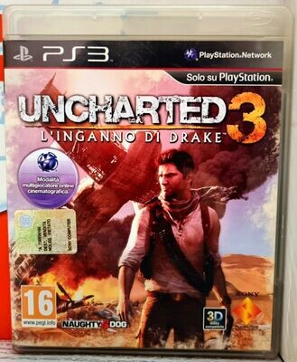 Uncharted 3: L&#39;Inganno Di Drake - PS3 Playstation 3 Italiano Con Manuale