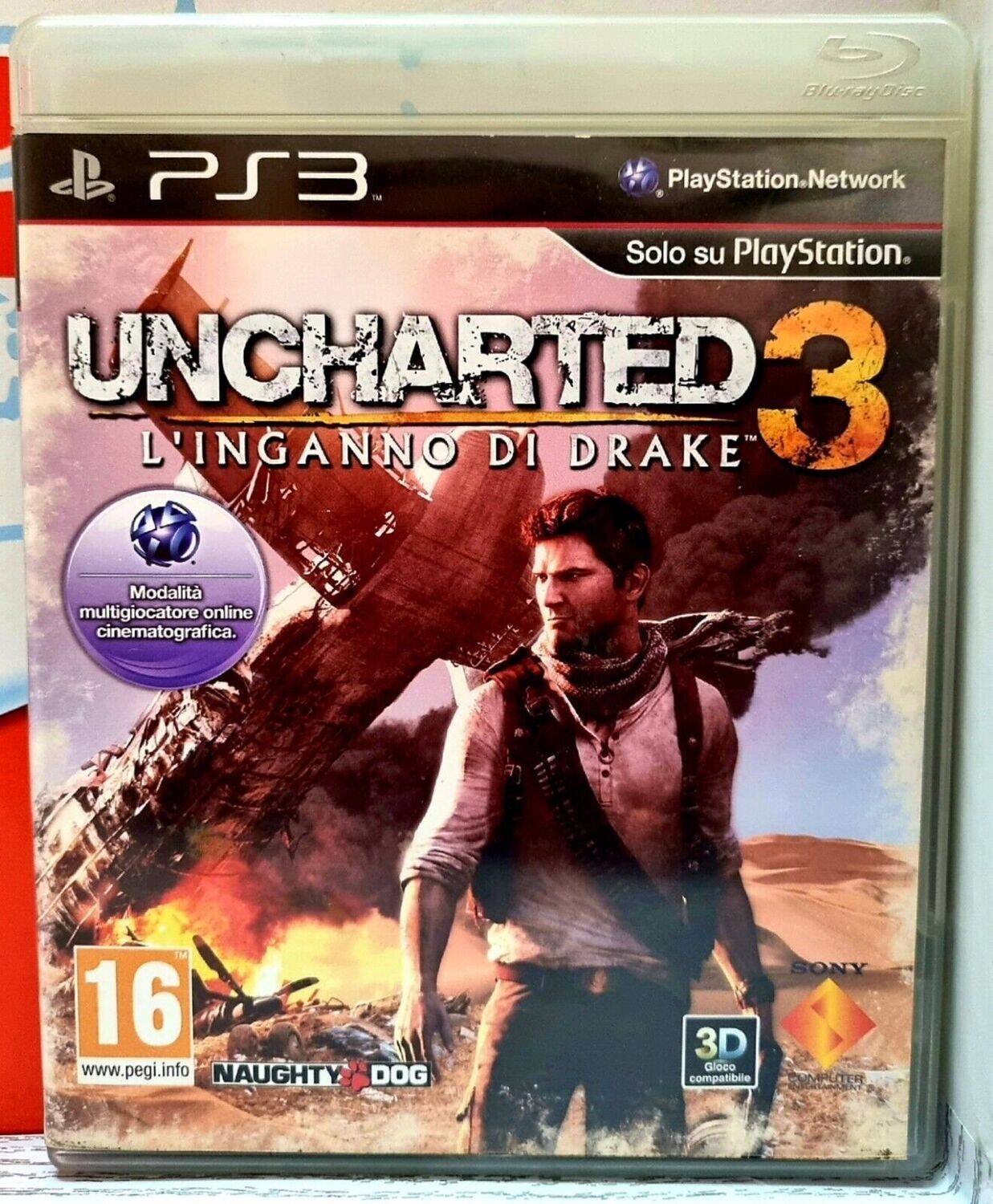 Uncharted 3: L&#39;Inganno Di Drake - PS3 Italiano No Manuale