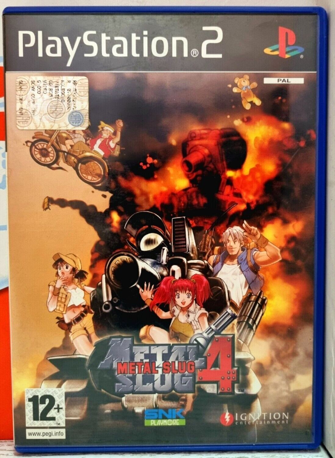 Metal Slug 4 - Ps2 Playstation 2 Sparatutto A Scorrimento