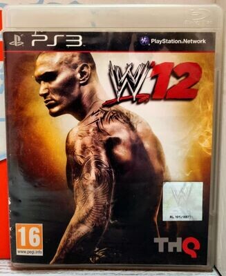 WWE &#39;12 W12 PS3 PLAYSTATION 3 WRESTLING ITALIANO