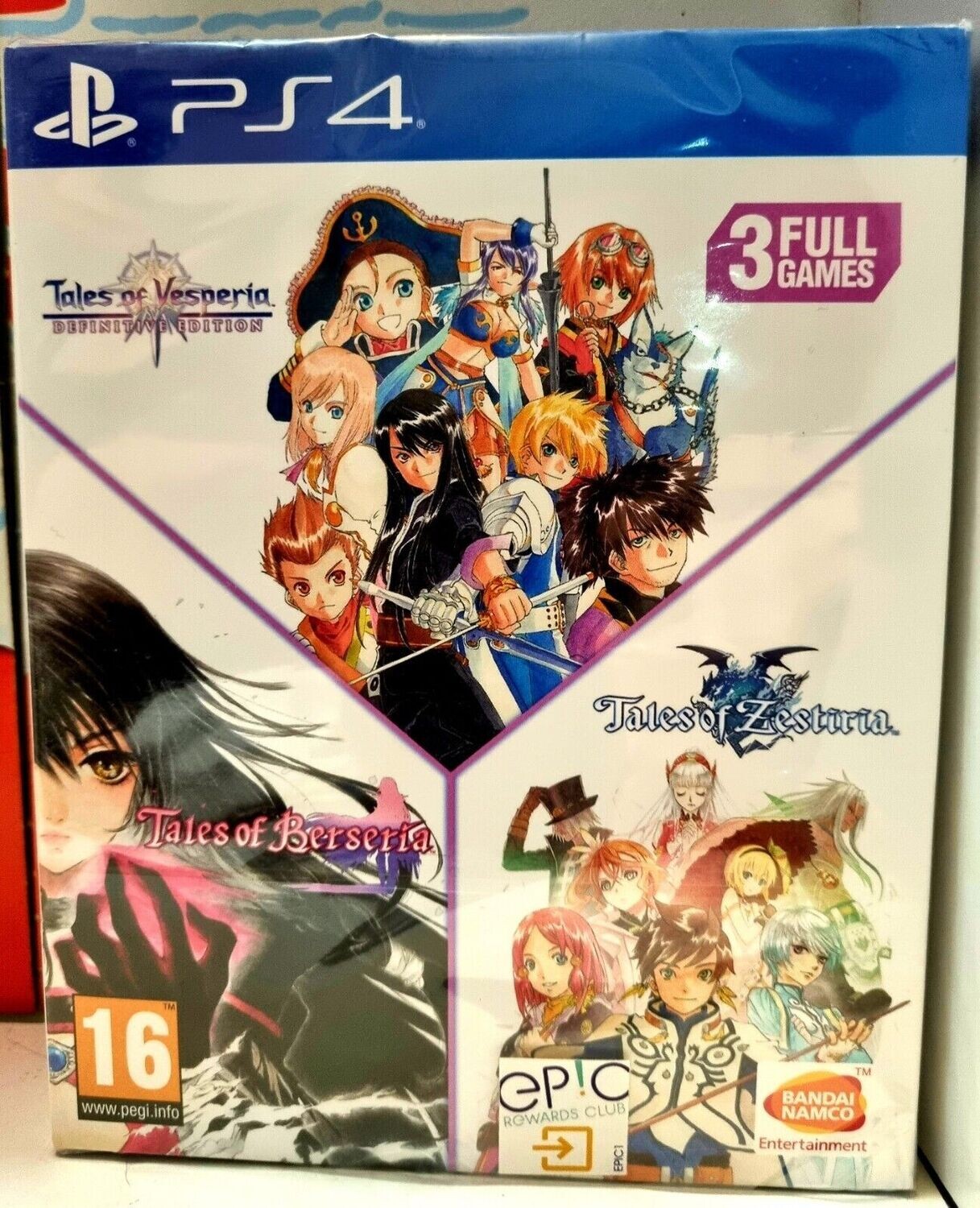 Tales Of Collection Zestiria + Berseria + Vesperia - PS4 JRPG UK Con Italiano