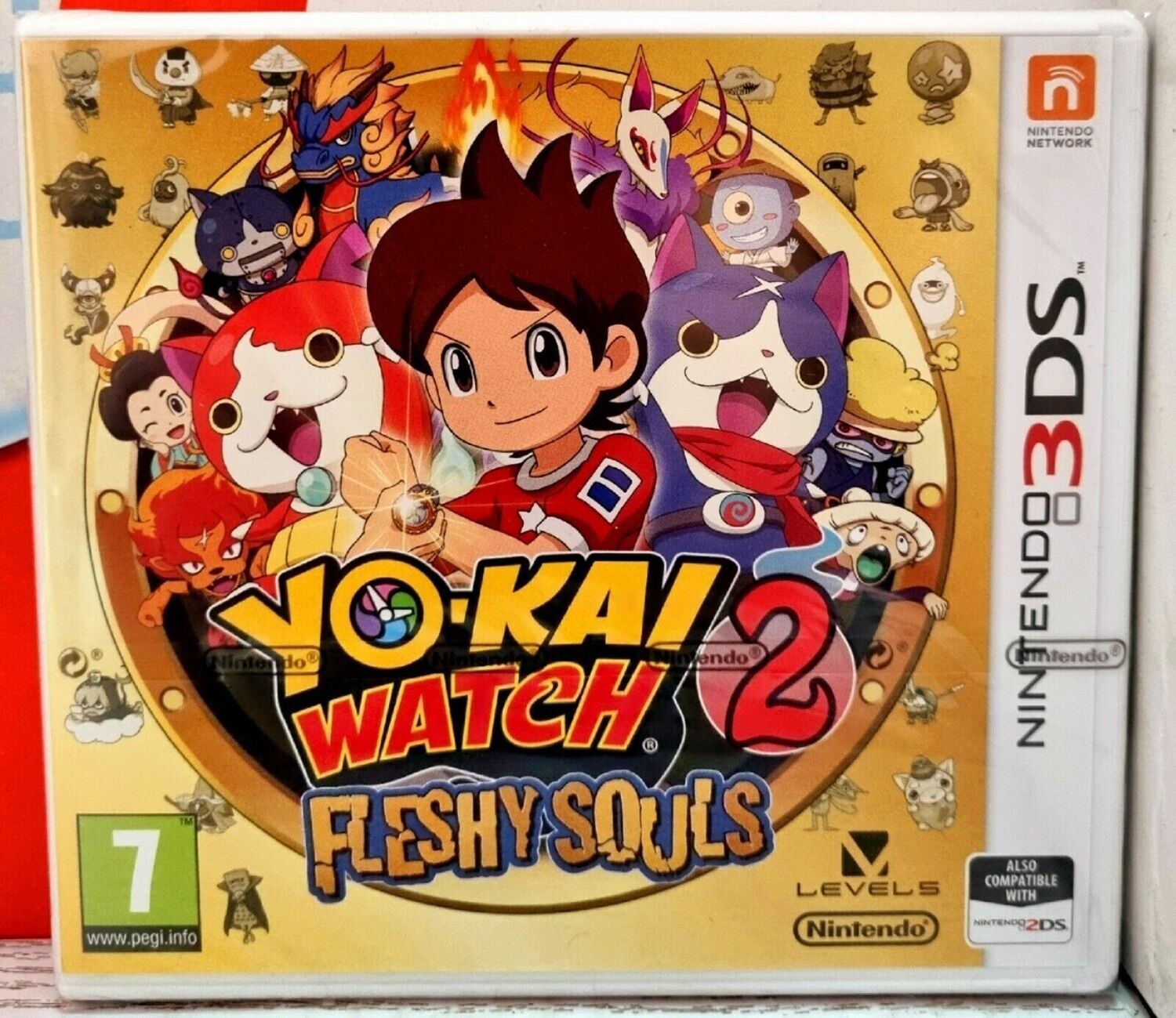 YO-KAI WATCH 2 FLESHY SOULS POLPANIME NINTENDO 2DS 3DS PAL UK CON ITALIANO