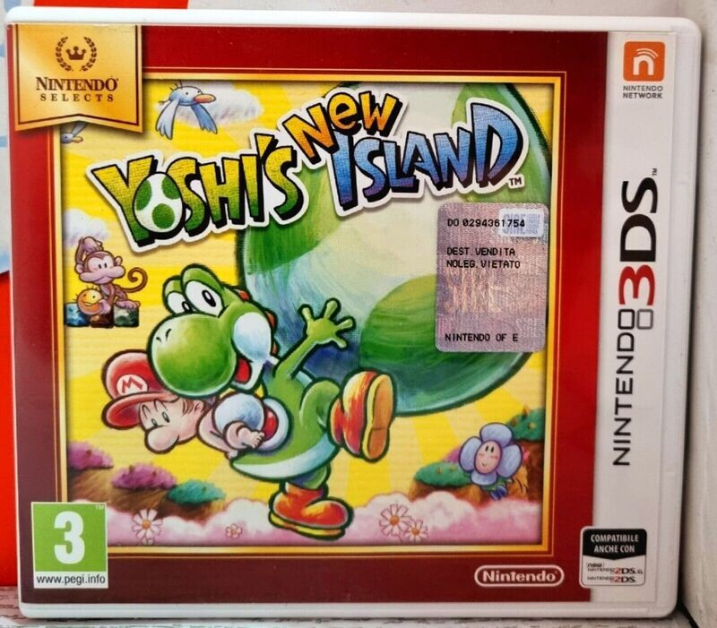 YOSHI&#39;S NEW ISLAND NINTENDO 2DS 3DS ITALIANO EDIZIONE SELECTS