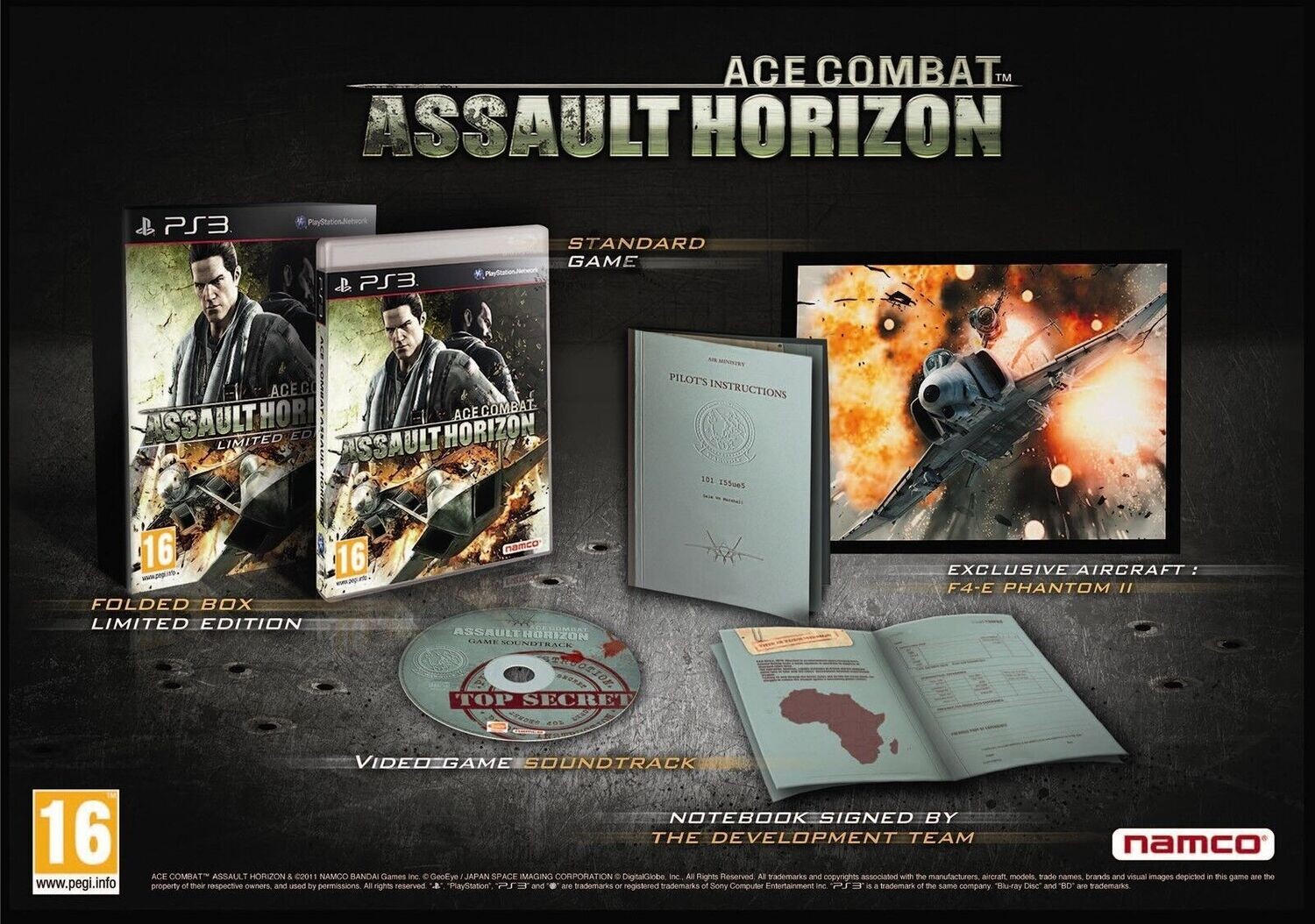 ACE COMBAT ASSAULT HORIZON COFANETTO LIMITED EDITION PS3