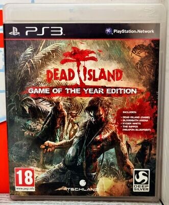 DEAD ISLAND GAME OF THE YEAR EDITION - PS3 SURVIVAL  EU CON ITALIANO