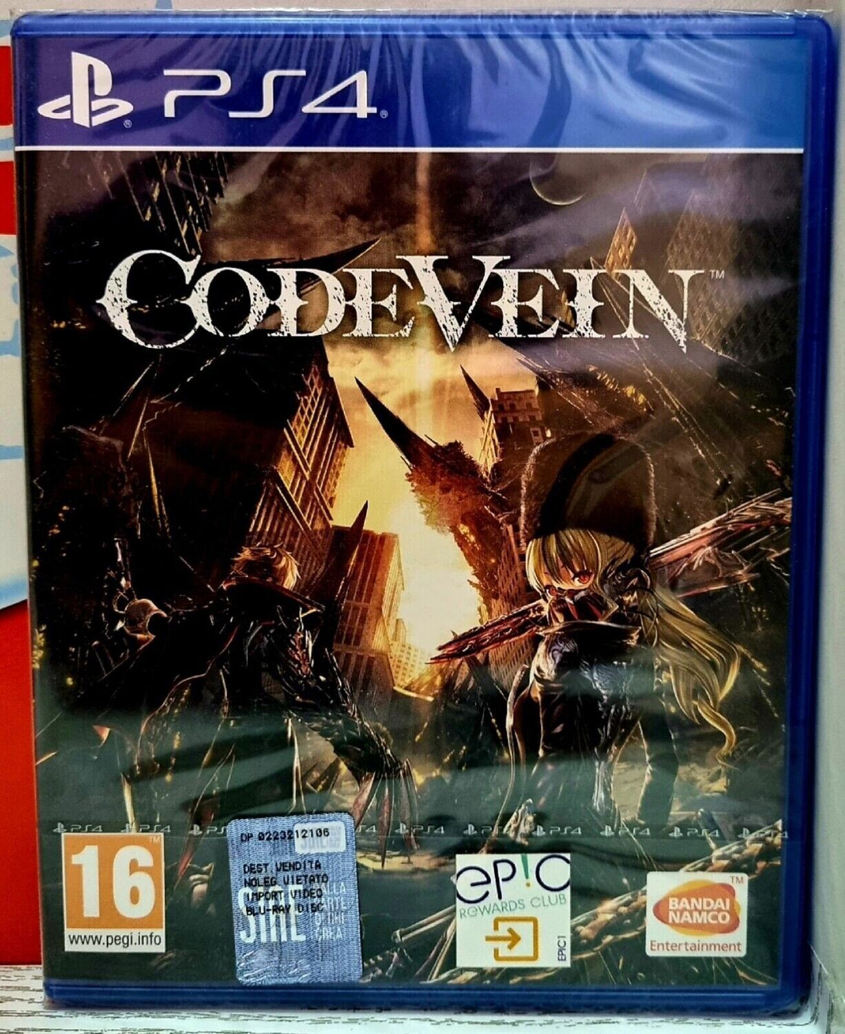 CODE VEIN - PS4 PLAYSTATION 4 ACTION RPG EU CON ITALIANO