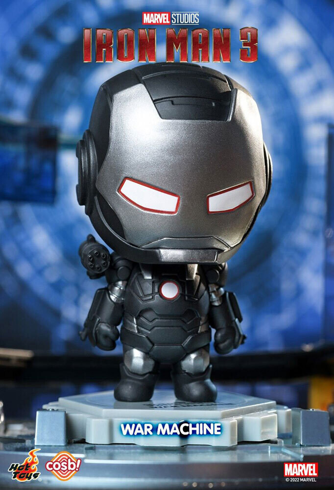 MARVEL STUDIOS IRON MAN 3: WAR MACHINE - COSBI MINI FIGURE HOT TOYS