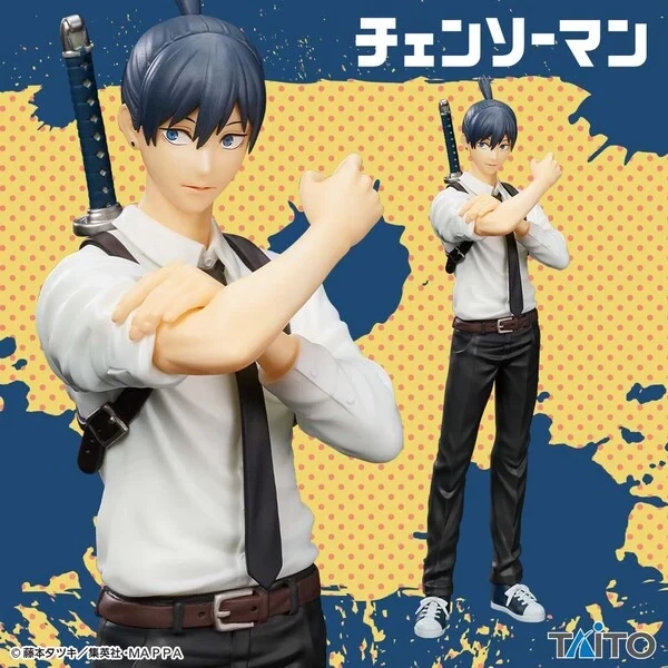 CHAINSAW MAN: AKI HAYAKAWA FIGURE STATUA 18 CM - PRODOTTO UFFICIALE TAITO