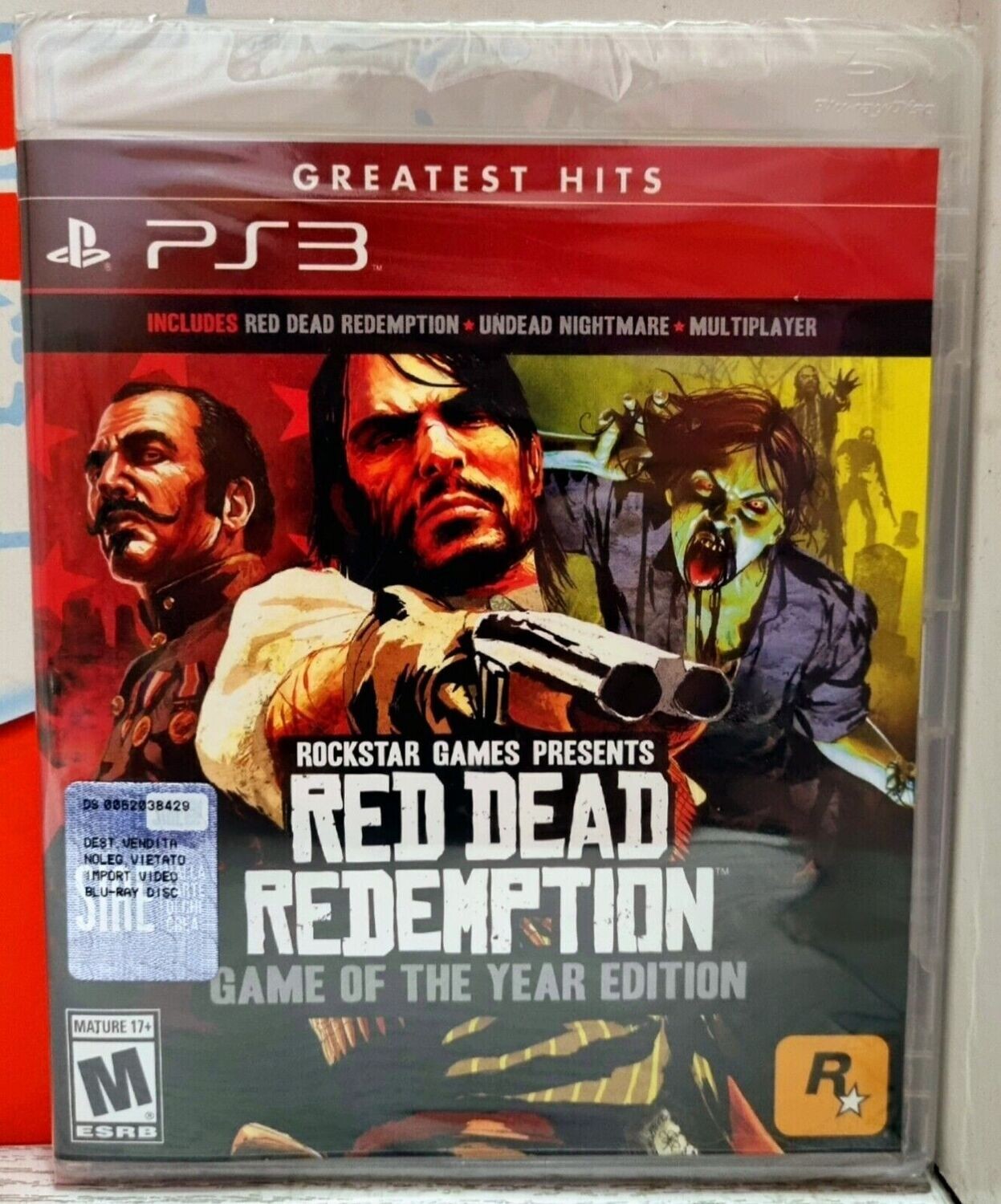 RED DEAD REDEMPTION GAME OF THE YEAR EDITION - PS3 EDIZIONE AMERICANA