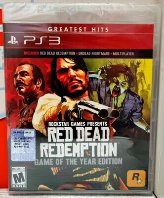 RED DEAD REDEMPTION GAME OF THE YEAR EDITION - PS3 EDIZIONE AMERICANA