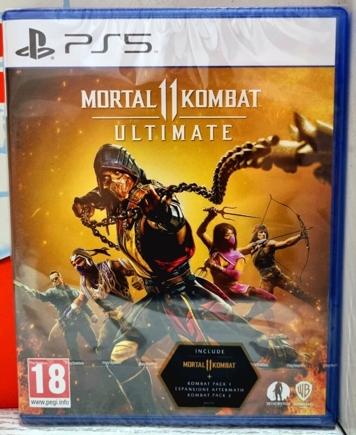 Mortal Kombat 11 Ultimate - PS5 Picchiaduro Include Tutti I Pack Dlc