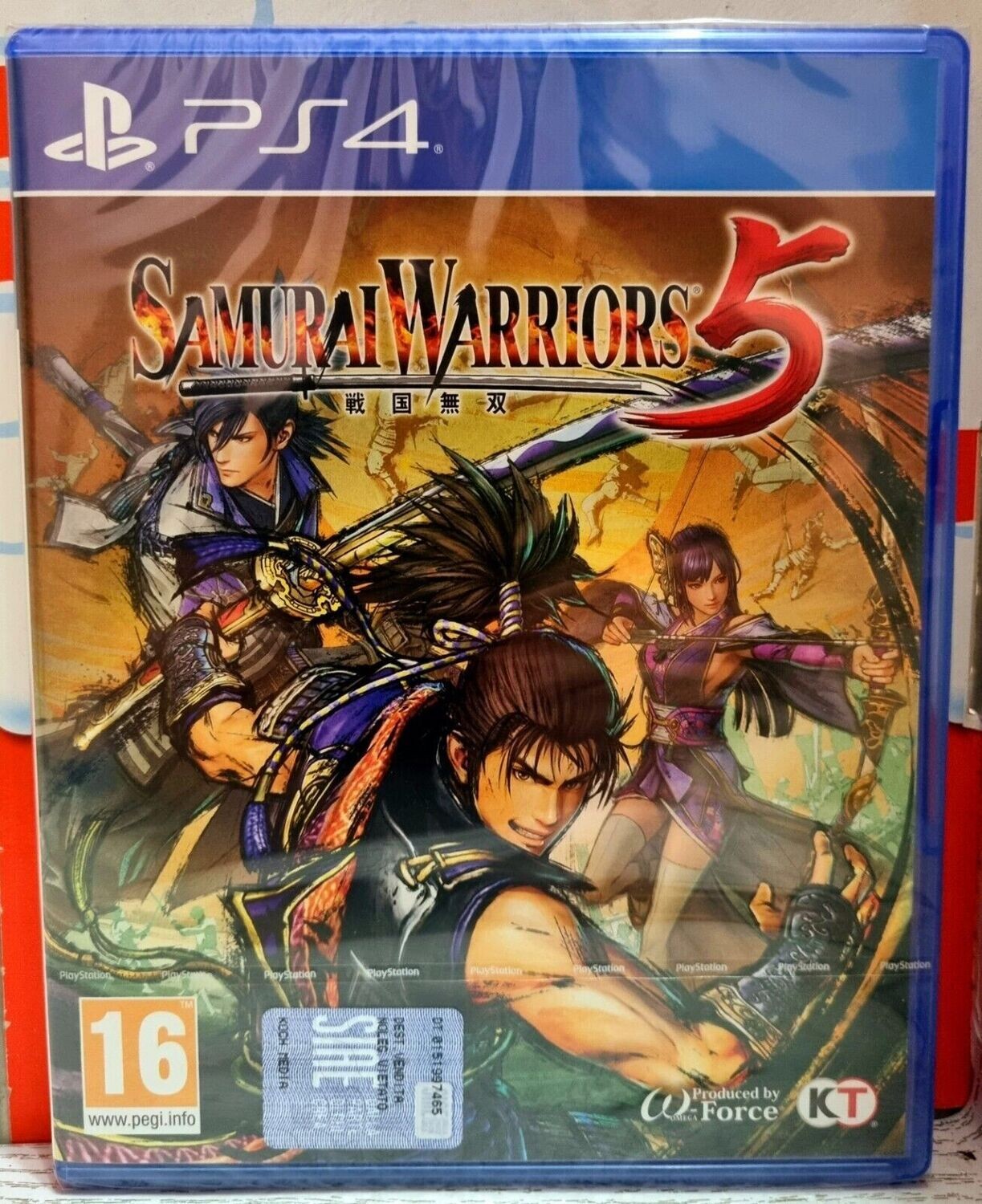 SAMURAI WARRIORS 5 - PS4 PLAYSTATION 4 COVER ITALIANA