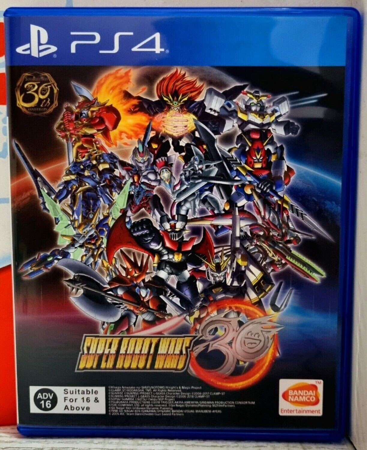 SUPER ROBOT WARS 30 ANNIVERSARY - PS4 RPG TATTICO ASIAN IMPORT SUB ENGLISH