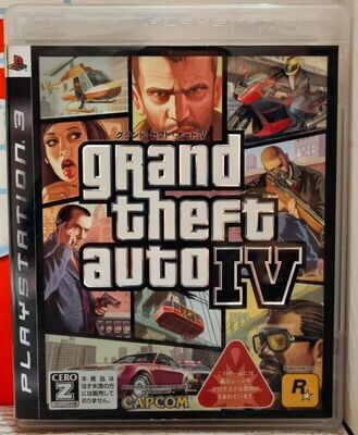 GRAND THEFT AUTO IV GTA 4 - PS3 JAPAN IMPORT CON MANUALE E MAPPA