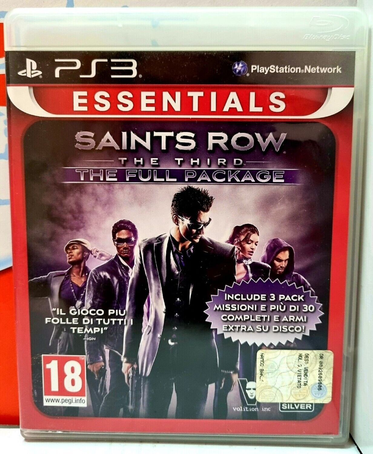 SAINTS ROW THE THIRD FULL PACKAGE - PS3 ITALIANO INCLUDE I DLC