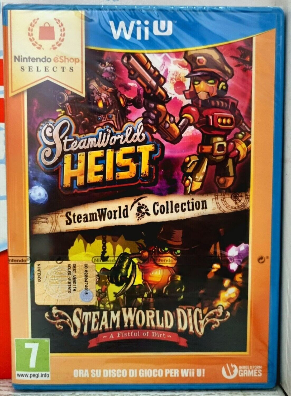 STEAMWORLD COLLECTION - NINTENDO WII U HEIST + DIG ITALIANO NUOVO
