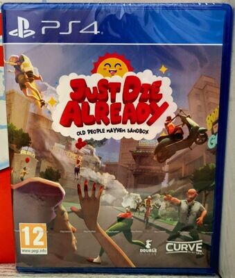 JUST DIE ALREADY - PS4 PLAYSTATION 4 OLD PEOPLE MAYHEM SANDBOX