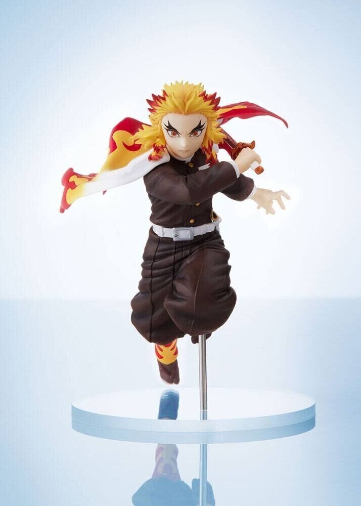 Demon Slayer Statua Kyojuro Rengoku Conofig Figure 13,5 Cm Aniplex Originale