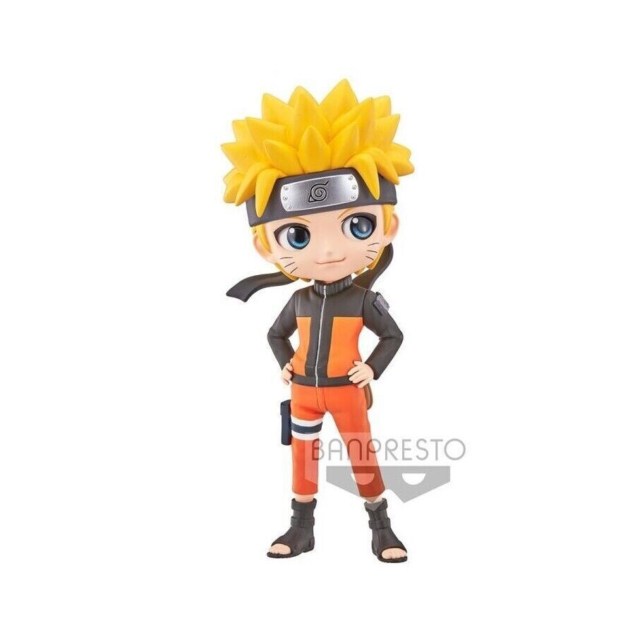 NARUTO SHIPPUDEN NARUTO UZUMAKI - Q POSKET FIGURE STATUA BANPRESTO 14 CM (A)