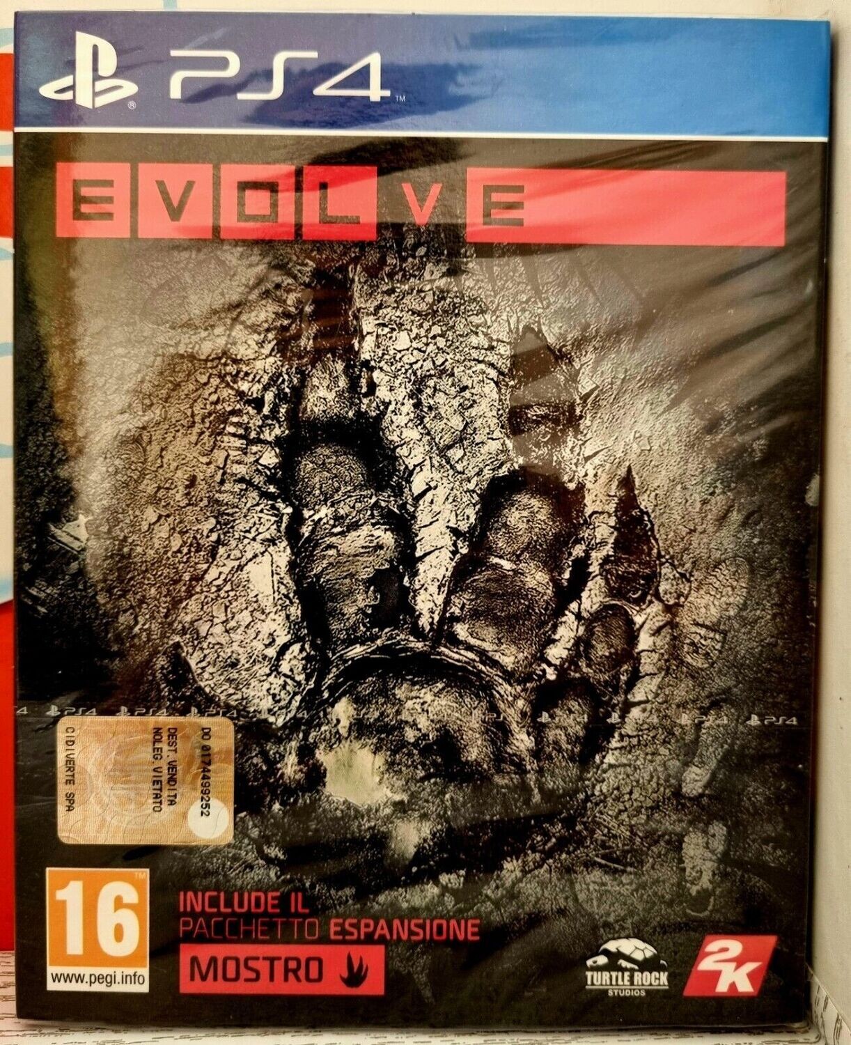 Evolve - PS4 Playstation 4 Edizione Cartonata Sparatutto Interamente In Italiano