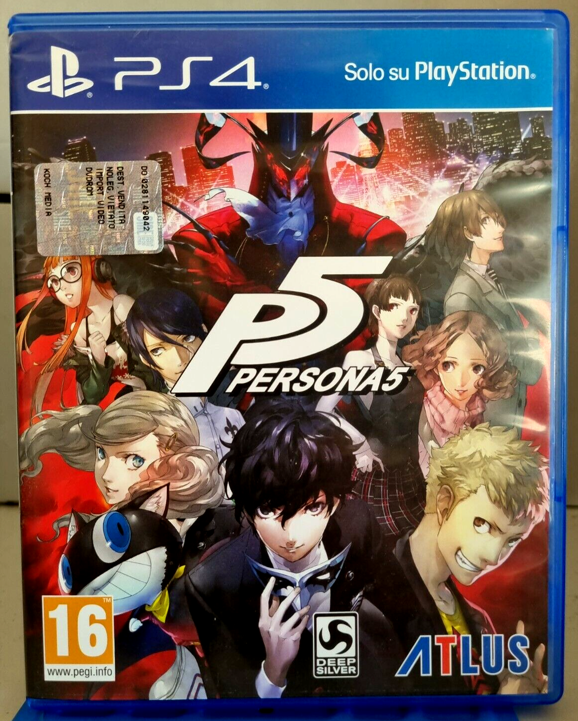 Persona 5 P5 - Ps4 Playstation 4 Jrpg Atlus Copertina Italiana