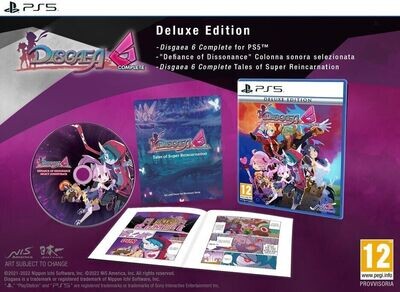 Disgaea 6 Complete Deluxe Edition - PS5 Include Manga, Cd Soundtrack E Dlc