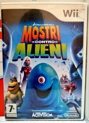 DREAMWORKS MOSTRI CONTRO ALIENI - NINTENDO WII COMP. WII U ITALIANO