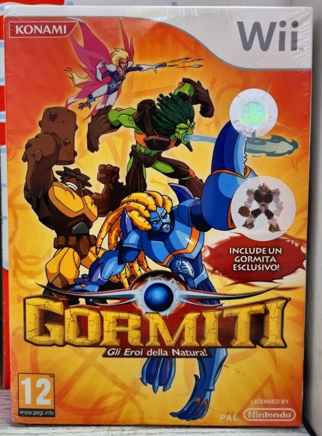 Gormiti Gli Eroi Della Natura - Nintendo WII Cofanetto Con Gormita