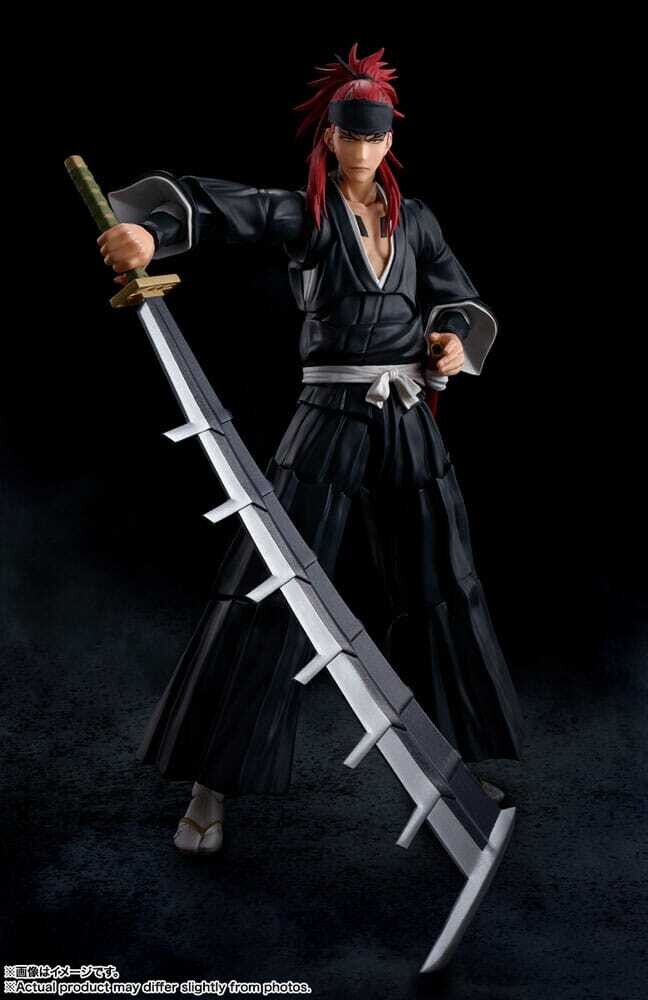 S.H. FIGUARTS BLEACH RENJI ABARAI CON ZABIMARU THOUSAND-YEAR TAMASHII 16CM