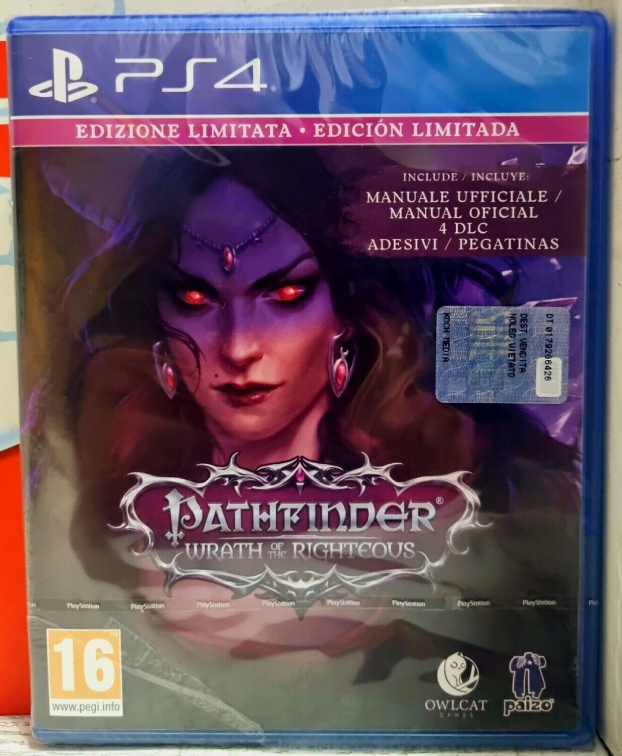 Pathfinder Wrath Of The Righteous Limited Edition - PS4 Rpg