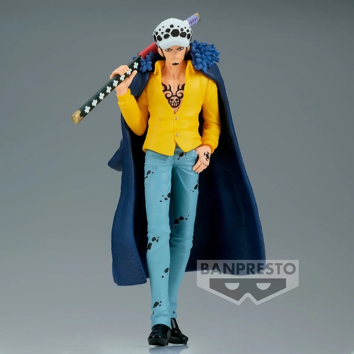 STATUA ONE PIECE THE SHUKKO TRAFALGAR LAW FIGURE 17 CM BANDAI