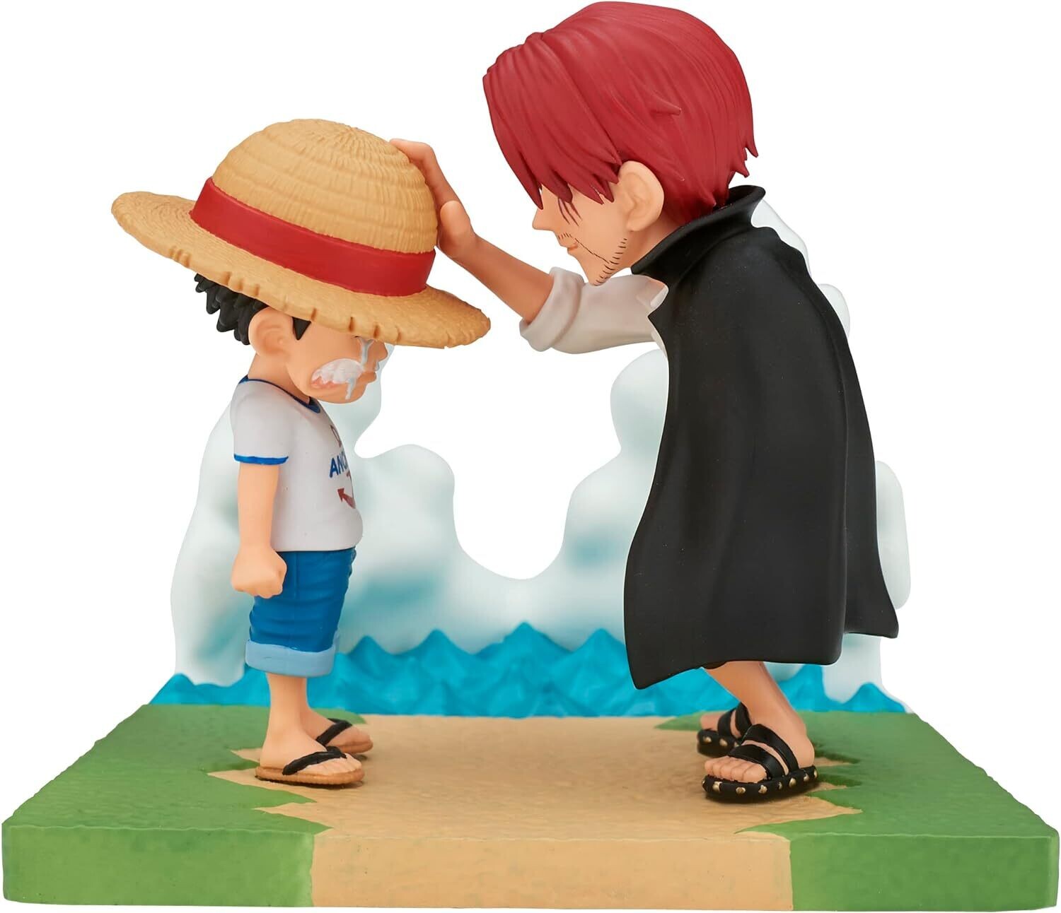 One Piece - World Collectable Fig. Log Stories Luffy &amp; Shanks Statua 7cm