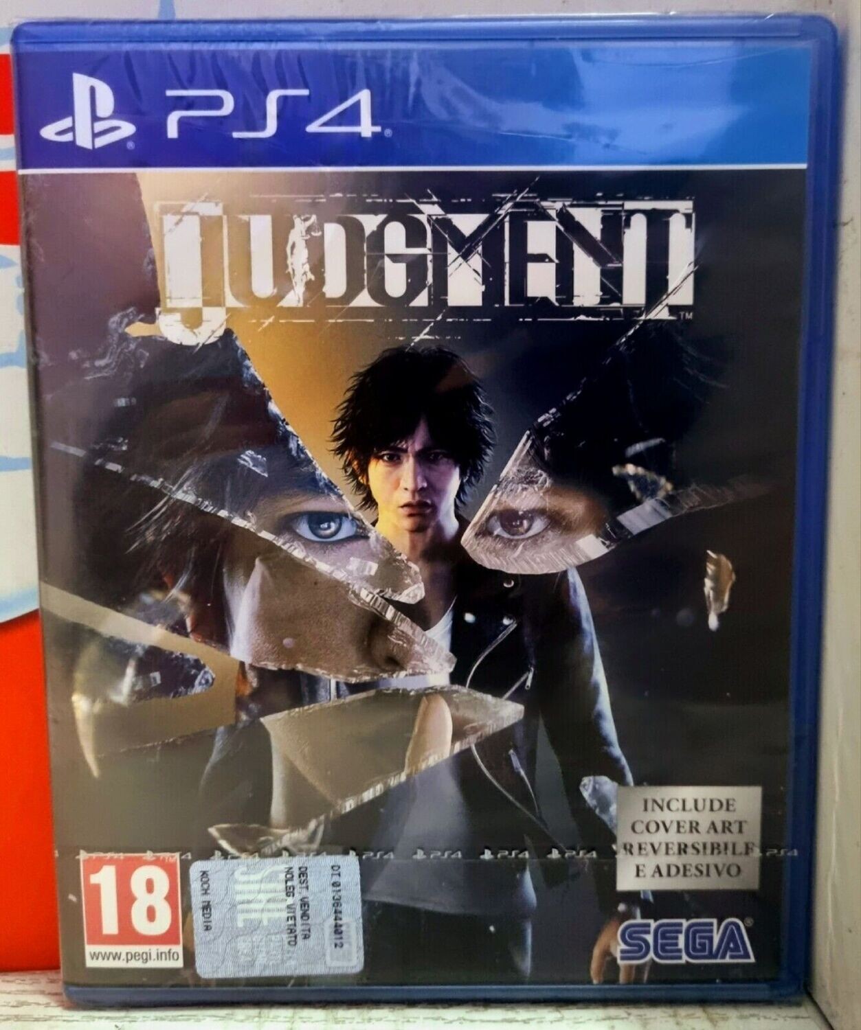 Judgment - Ps4 Spin Off Di Yakuza Cover Reversibile E Stickers Inclusi Italiano