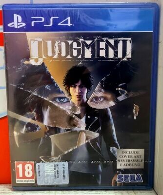 Judgment - Ps4 Spin Off Di Yakuza Cover Reversibile E Stickers Inclusi Italiano