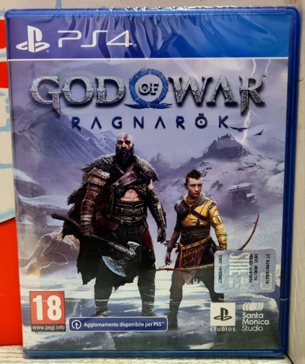 God Of War Ragnarok Ps4 ➠ Ps5 Playstation 4 Edizione Italiana