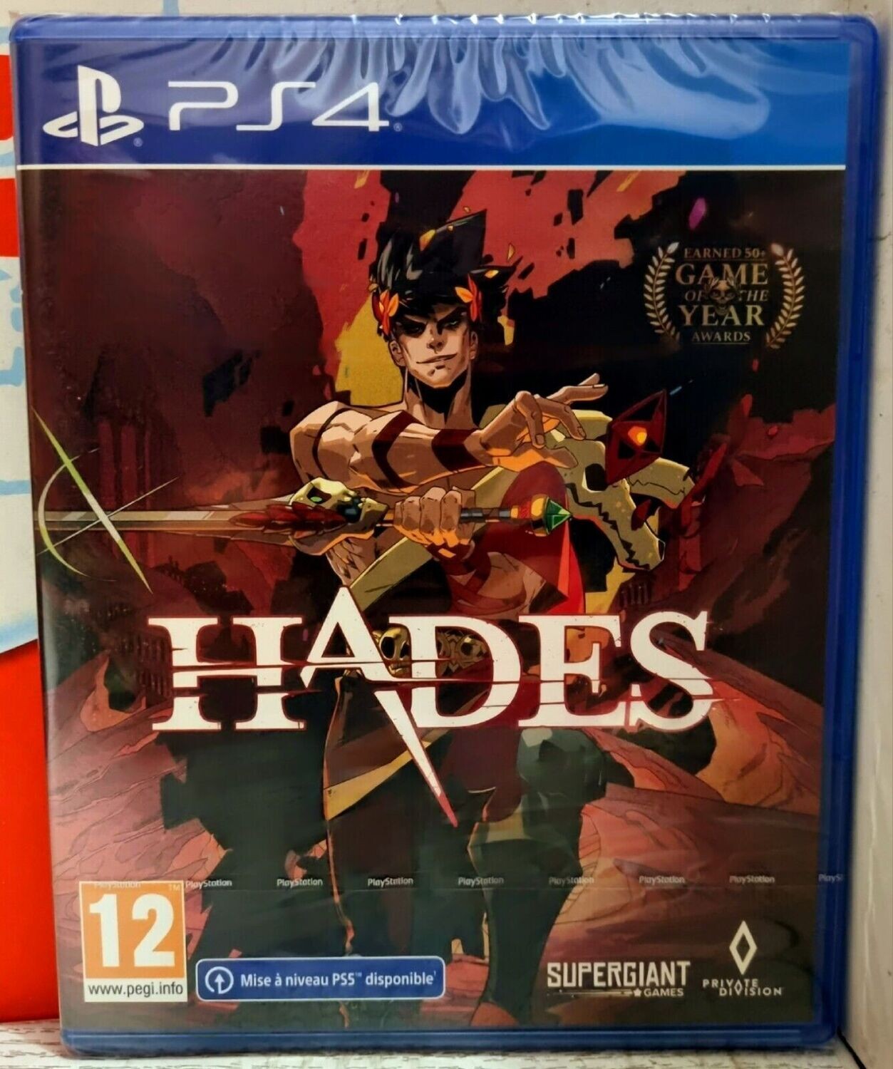 HADES - PS4 PLAYSTATION 4 RPG FR CON ITALIANO CON SOUNDTRACK E COMPENDIO